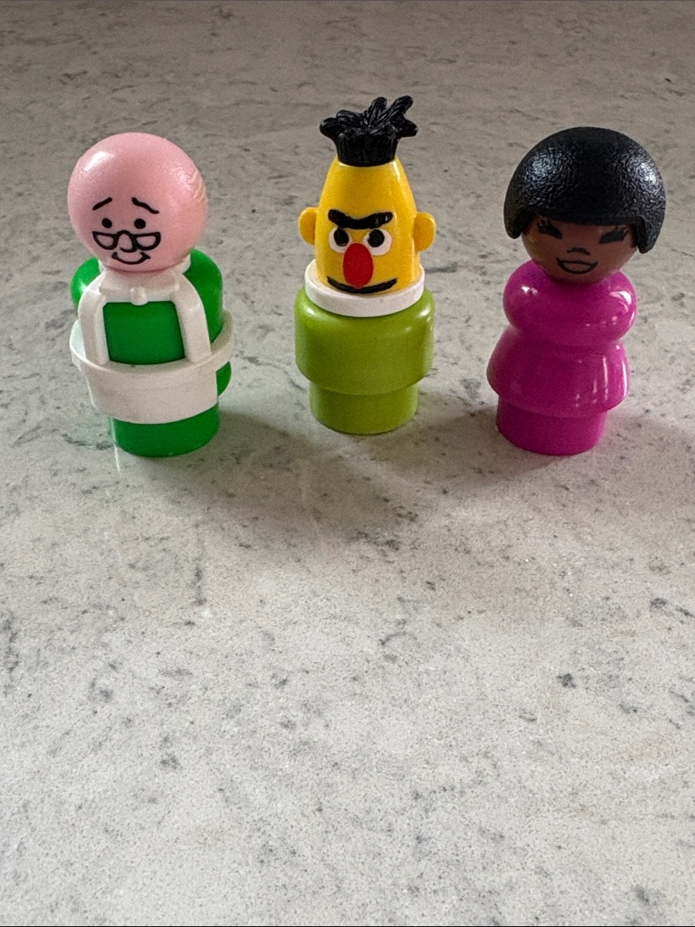 Fisher Price Little People Sesame Street Figures Lot of 3